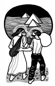 Cerezo Barredo - Domingo de la Sagrada Familia - Huida a Egipto.