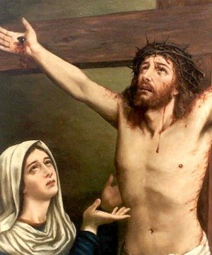 La Vírgen María junto a la cruz del Señor