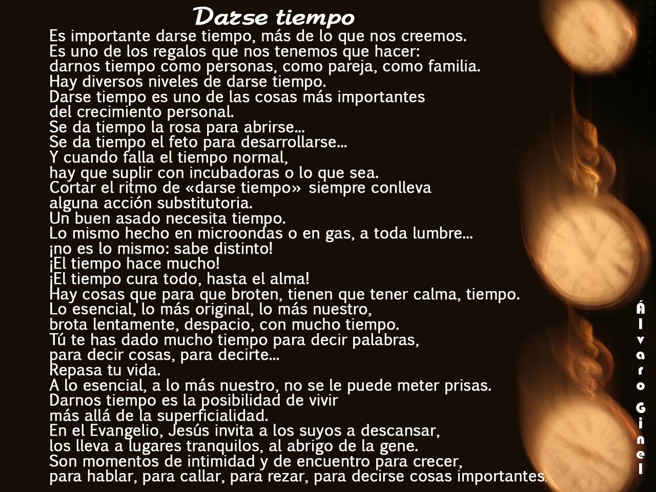 Darse tiempo
