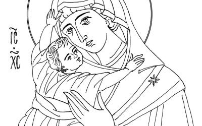 Virgen Glicofilussa Kardiotissa (Virgen del dulce beso que sale del corazón)